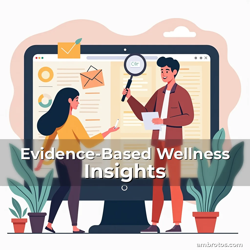 Artistic representation for Evidence-Based Wellness Insights