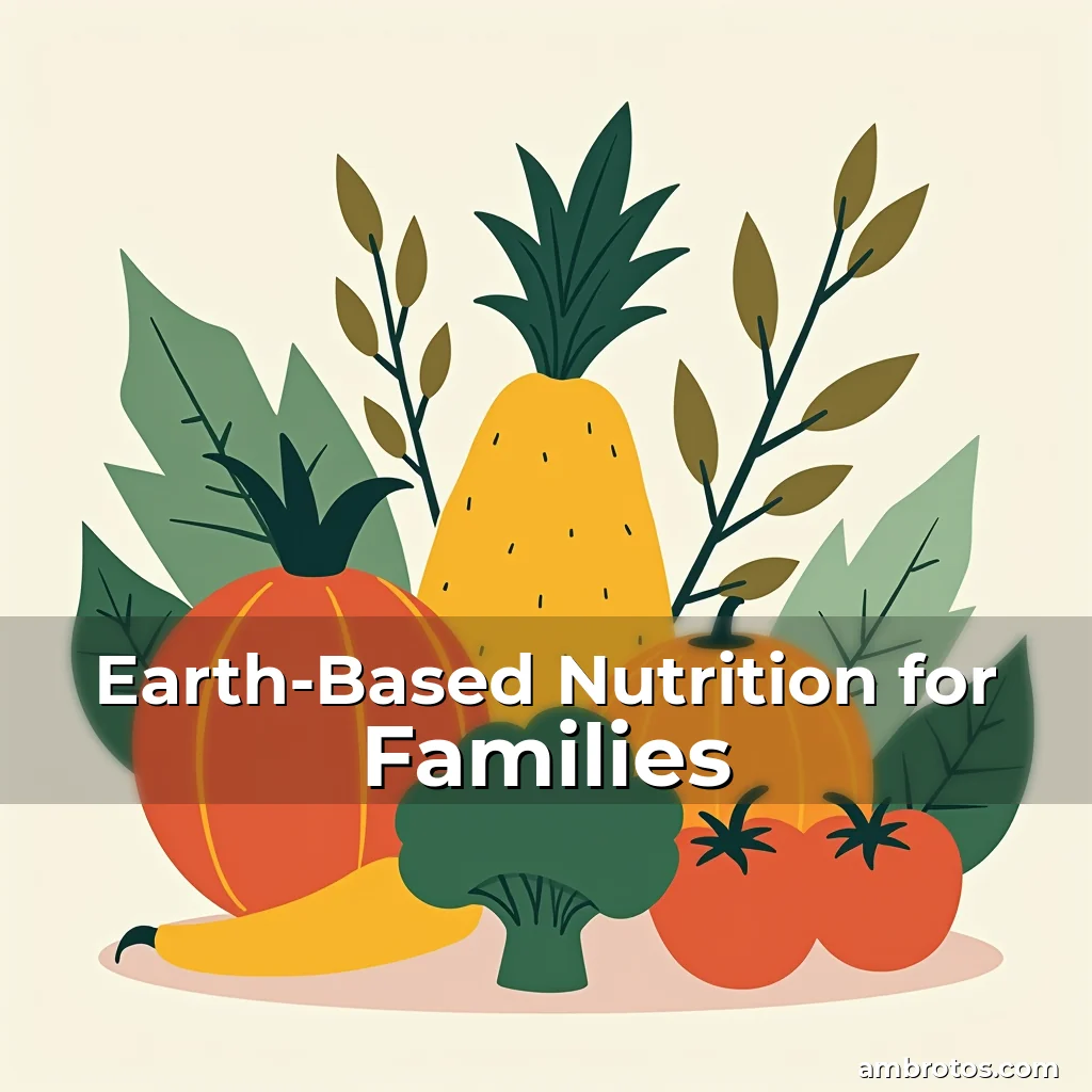 Artistic representation for Earth-Based Nutrition for Families
