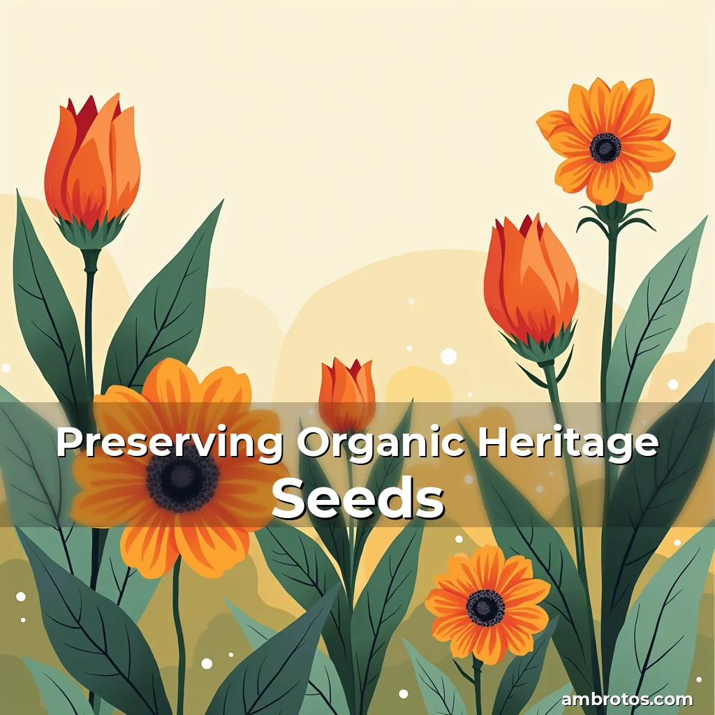 Artistic representation for Preserving Organic Heritage Seeds