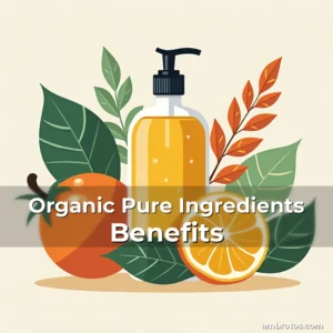 Artistic representation for Organic Pure Ingredients Benefits