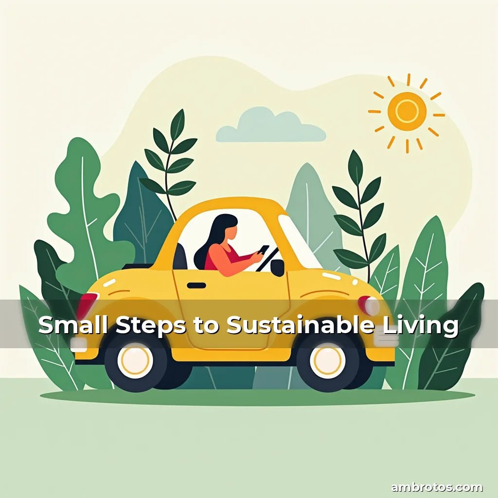 Artistic representation for Small Steps to Sustainable Living