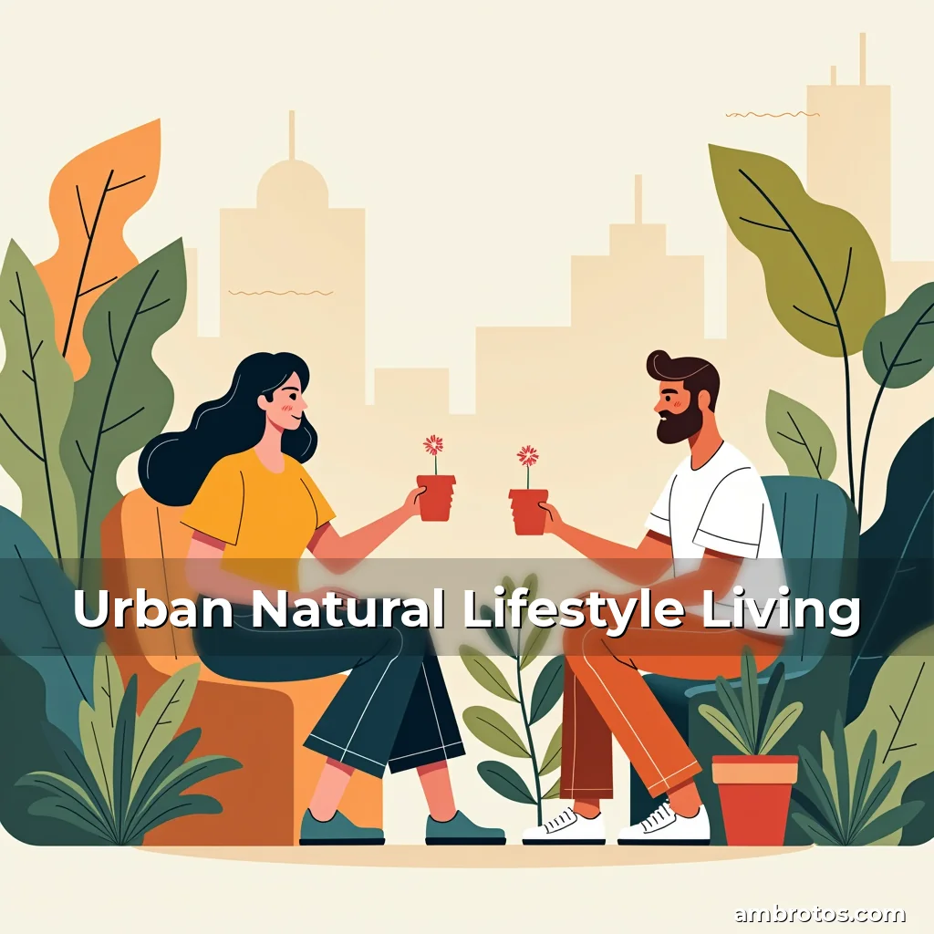 Artistic representation for Urban Natural Lifestyle Living