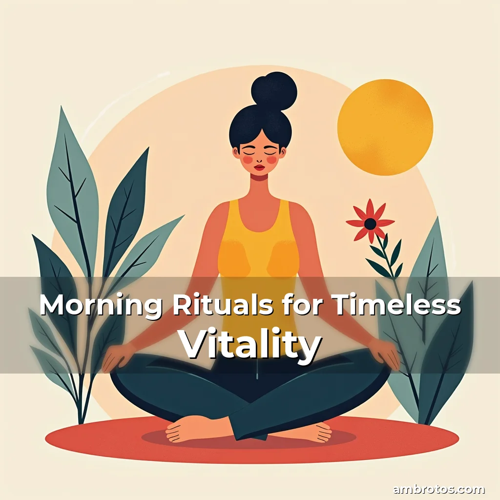 Artistic representation for Morning Rituals for Timeless Vitality