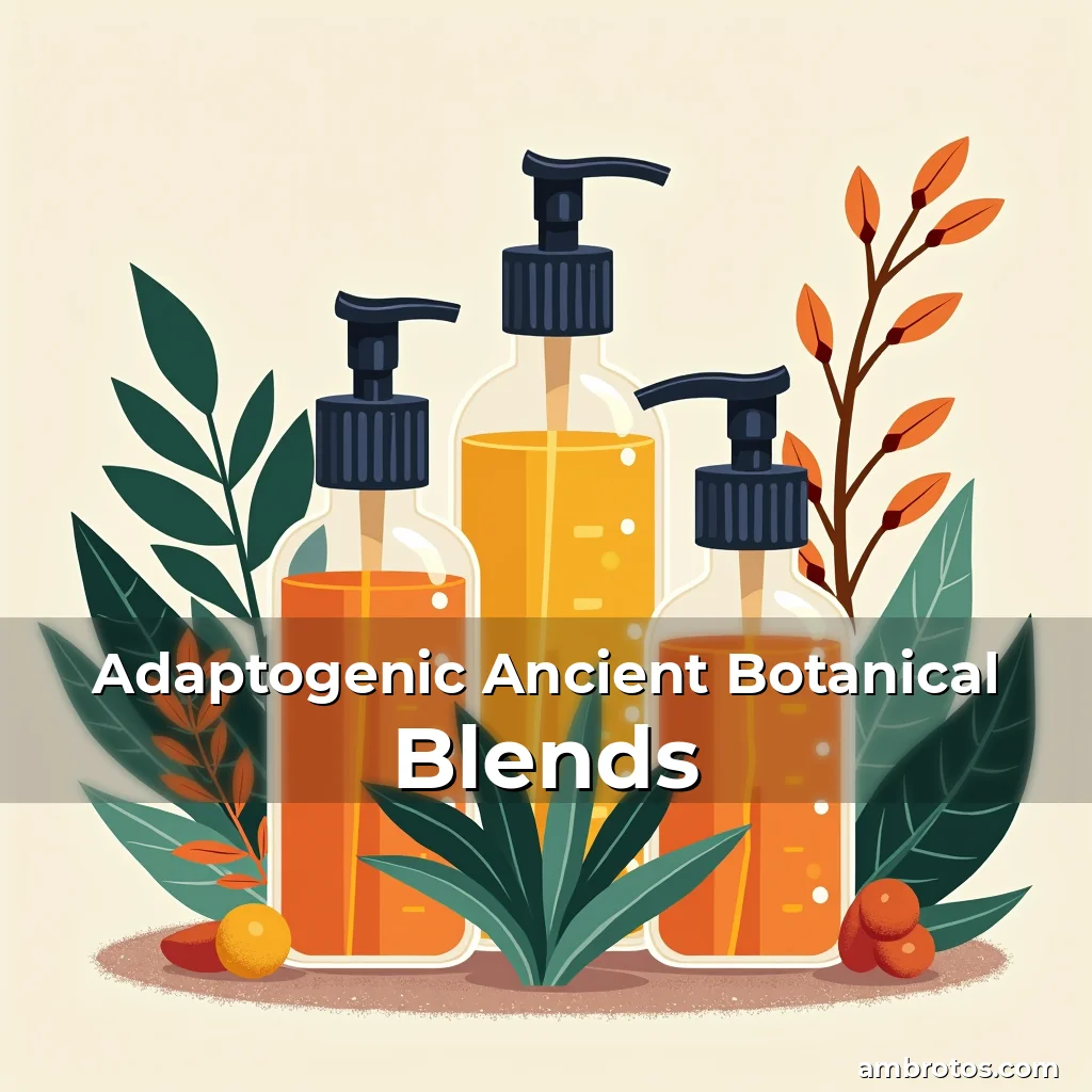 Artistic representation for Adaptogenic Ancient Botanical Blends