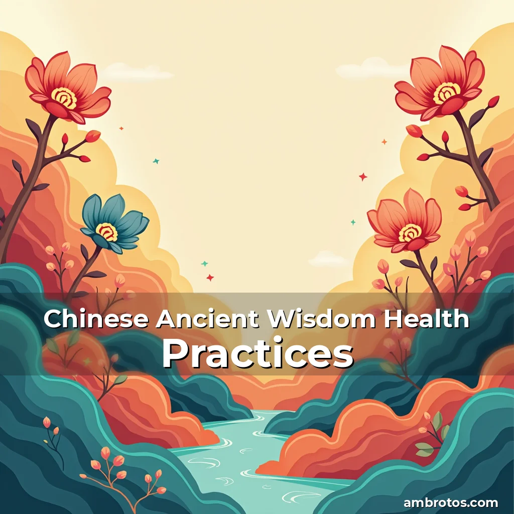 Artistic representation for Chinese Ancient Wisdom Health Practices