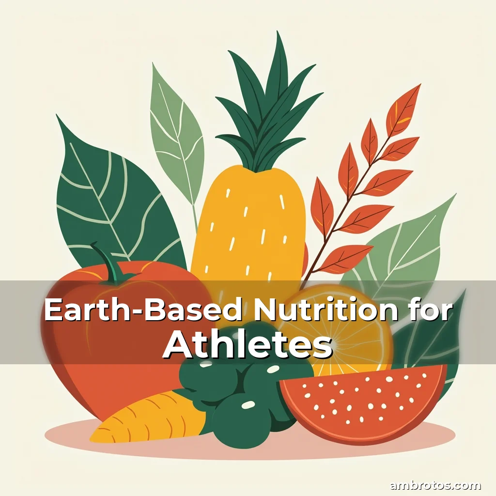 Artistic representation for Earth-Based Nutrition for Athletes