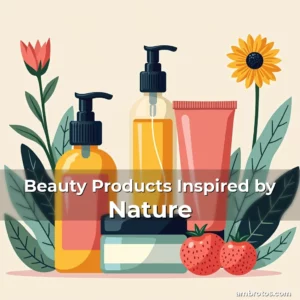 Artistic representation for Beauty Products Inspired by Nature