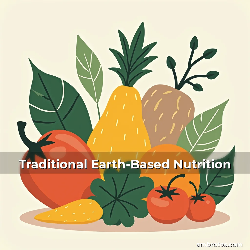 Artistic representation for Traditional Earth-Based Nutrition