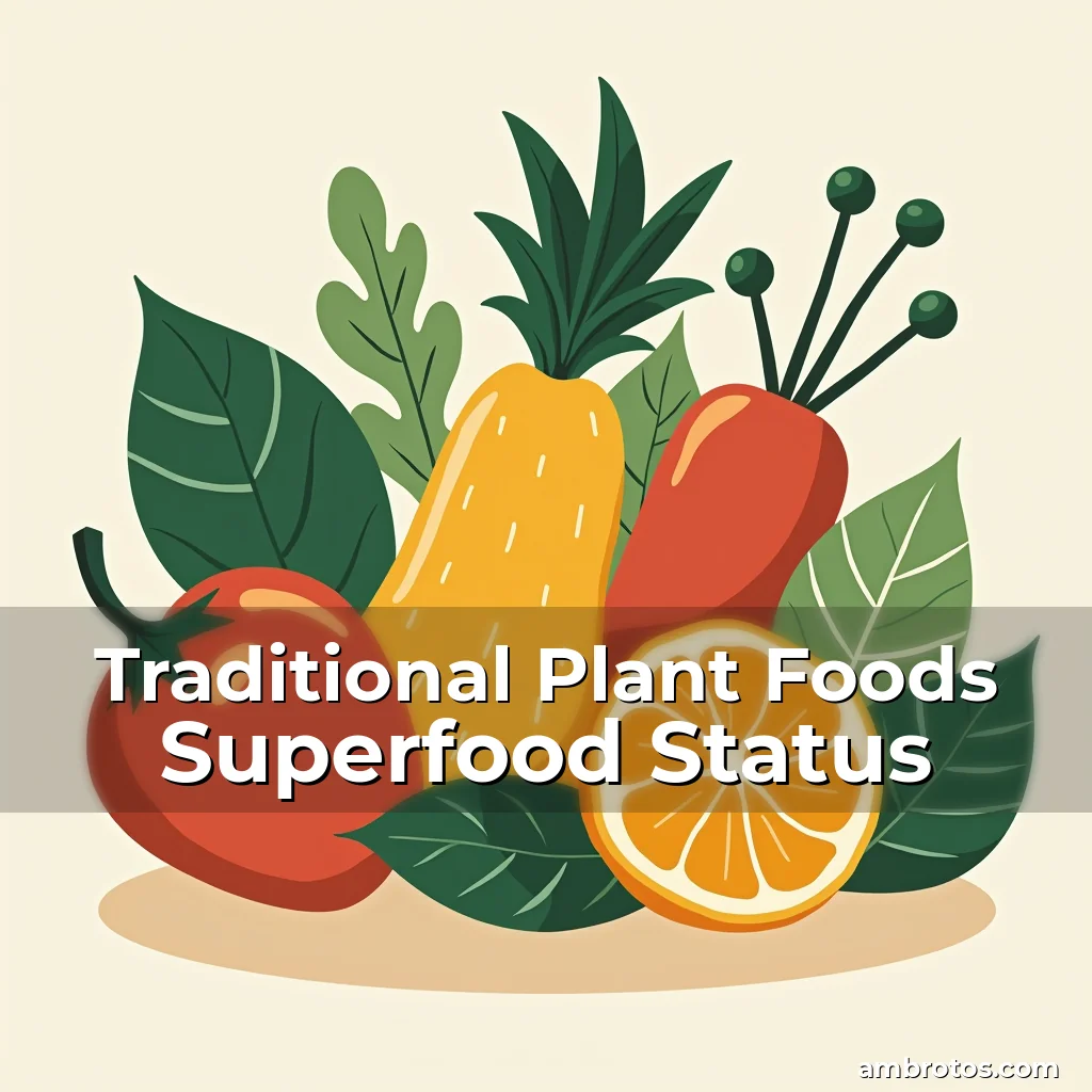 Artistic representation for Traditional Plant Foods Superfood Status