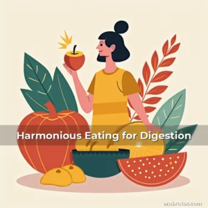 Artistic representation for Harmonious Eating for Digestion