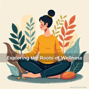 Artistic representation for Exploring the Roots of Wellness