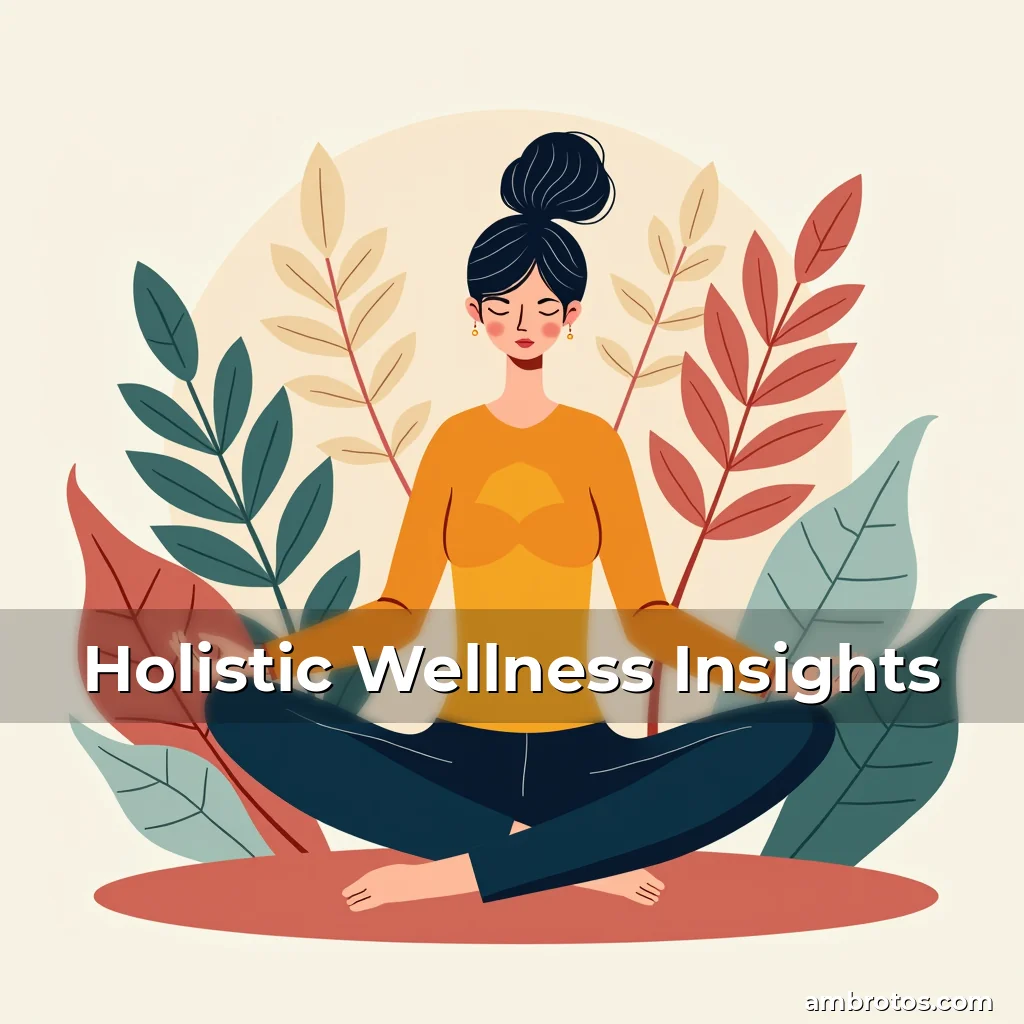Artistic representation for Holistic Wellness Insights