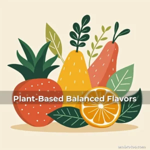 Artistic representation for Plant-Based Balanced Flavors