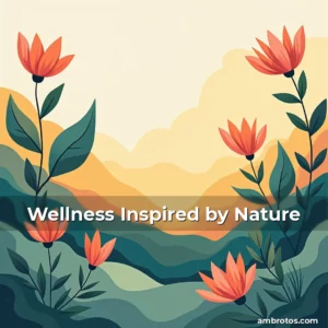 Artistic representation for Wellness Inspired by Nature
