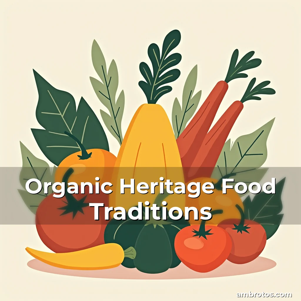 Artistic representation for Organic Heritage Food Traditions