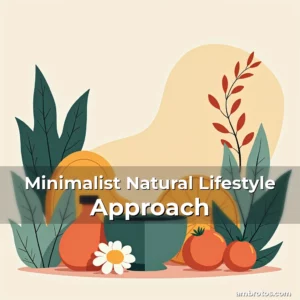 Artistic representation for Minimalist Natural Lifestyle Approach