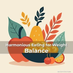 Artistic representation for Harmonious Eating for Weight Balance
