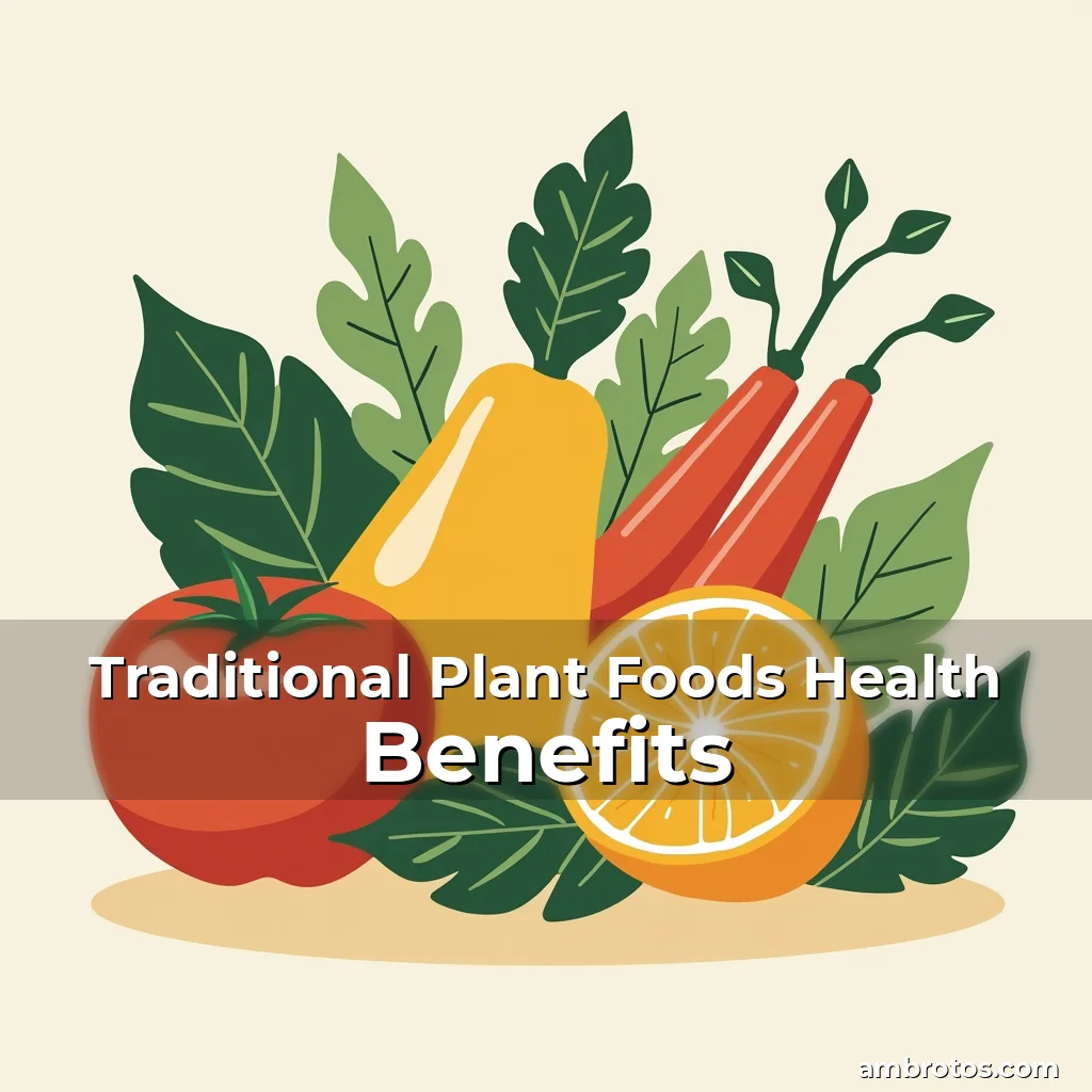 Artistic representation for Traditional Plant Foods Health Benefits