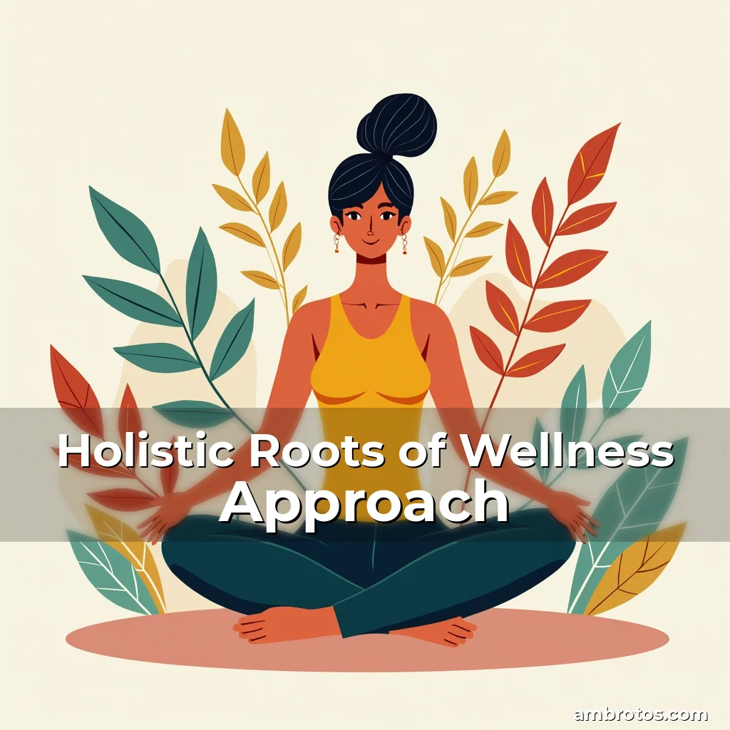 Artistic representation for Holistic Roots of Wellness Approach