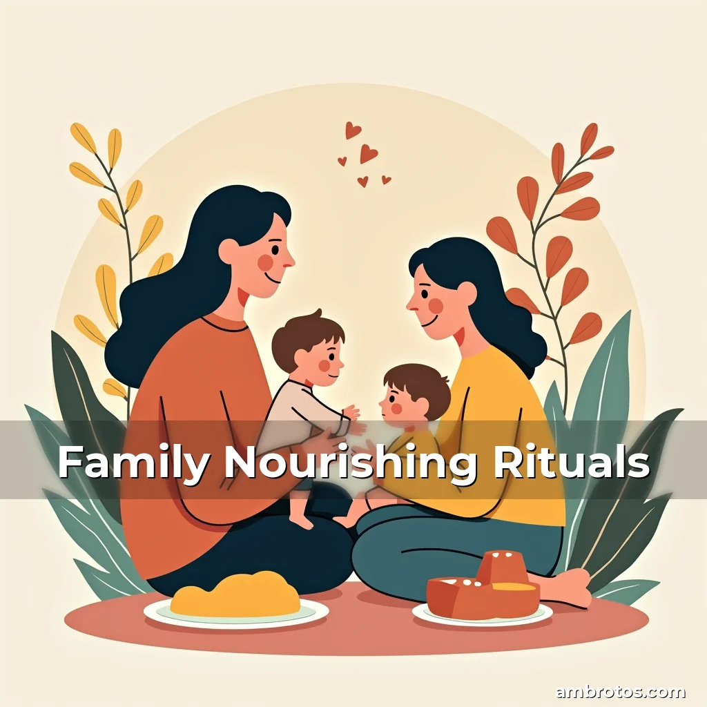 Artistic representation for Family Nourishing Rituals